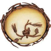 Pine 2 Light Grove Flush Mount