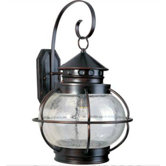 Portsmouth Outdoor Wall Lantern in Oil Rubbed Bronze