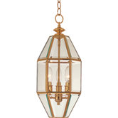 Bound Glass 3 Light Foyer Pendant