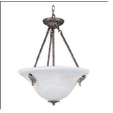 Byzantine 4 Light Inverted Pendant