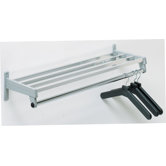 Hanger Style Wall Rack with Aluminum Shelf Bars