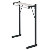 Hanger Style Single-Sided Floor Rack with Aluminum Shelf Bars