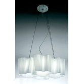 Logico 4 Light Quadruple Nested Suspension with Incandescent Bulbs
