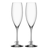 Crazy Heart Flute Glass (Set of 2)