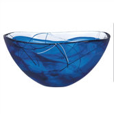 Contrast Large Blue Bowl