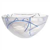 Contrast Large White Bowl