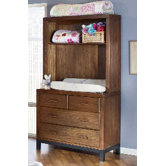 Park West Convertible Hutch/Bookcase in Walnut