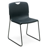 Smart Seating Armless Stacker with Sled Base
