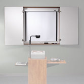Conference Cabinet with Optional Projector Screen
