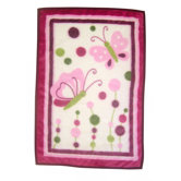 Raspberry Swirl 4 Pack Flannel Blanket