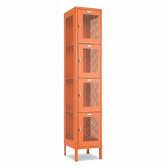 Invincible II Lockers- Four Tier- 1- Section (Unassembled)