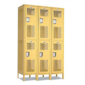 Invincible II Lockers- Triple Tier- 3- Section (Unassembled)