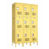 Invincible II Lockers - Triple Tier - 3-Section (Assembled)