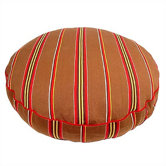 Brown Ticking Stripe Round Pet Bed
