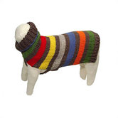 Hand Loomed Fiesta Dog Sweater