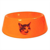 Slope Side Happy Cat Bowl
