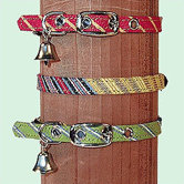 Oxford Stripe Kitty Collar