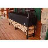 96" Covered Firewood Rack