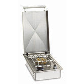 Single Countertop Island Side Burner in Stainless Steel