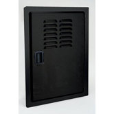 Legacy Single Access Black Powder Door with Louvers