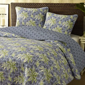 Palm Breeze Cotton Quilt Set
