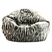 Big Joe SmartMax Zebra Bean Bag Chair