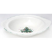 Happy Holidays 10" Vegetable Bowl