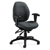 Mid-Back Pneumatic Multi-Tilter Office Chair with T-Arms