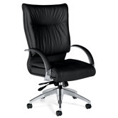 High-Back Leather Executive Office Chair