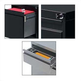 G Series 19" D Box/Box/File Pedestal
