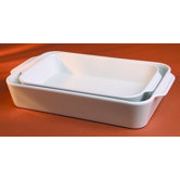Deep 100 oz. Rectangular Roaster with Ears
