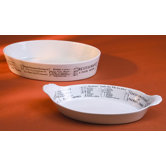 Brasserie 80 oz. Deep Oval Baker