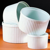 Pleated 12 oz. Deep Souffle Dish