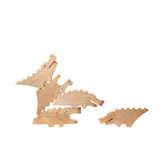 Stackable Wooden Crocodiles (Set of 5)