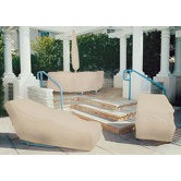 Tron-weve Wicker Lounge Chair Cover w/ Elastic