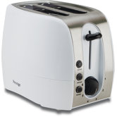 2 Slice Toaster in White