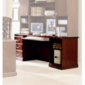 Legacy Single Pedestal Veneer Credenza