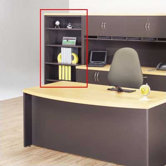 Atlas 67" H Five Shelf Bookcase
