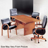Contempory 72" W Rectangular Veneer Conference Table