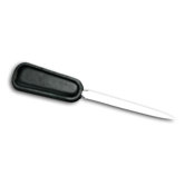 1000 Series Classic Leather Letter Opener in Black