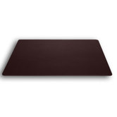 1000 Series Classic Leather 24 x 19 Desk Mat without Rails in Chocolate Brown