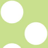 Polka Dot Wallpaper in Green and White