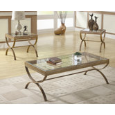 Claro 3 Piece Coffee Table Set