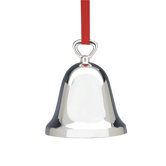 Silver Plated Ornament Plain Bell