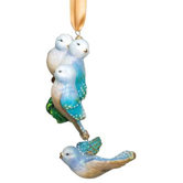 Blown Glass Ornaments Four Calling Birds