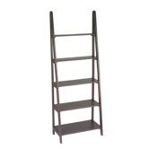 Espresso 72" H Ladder Bookcase