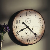 Original Howard Miller V Wall Clock