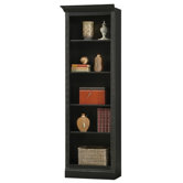 Oxford Bookcase Left Return in Antique Black