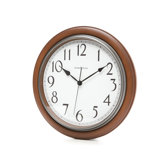 Kalvin Large Clock in Brown Cherry