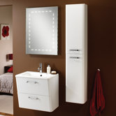 Palamas Furniture Tall Storage Unit in White